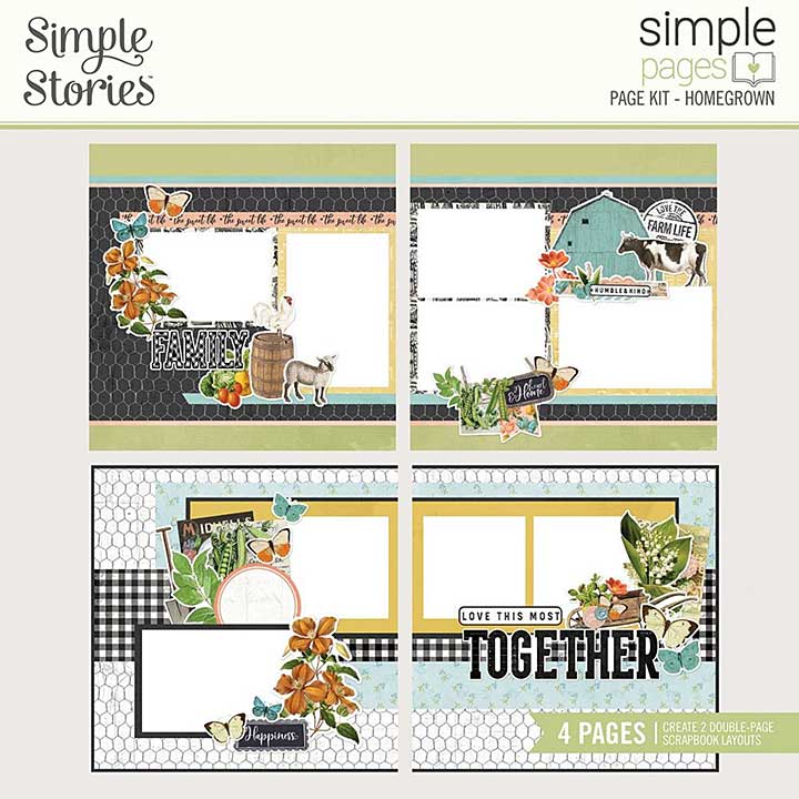 Simple Stories Simple Pages Kit Homegrown (15032)