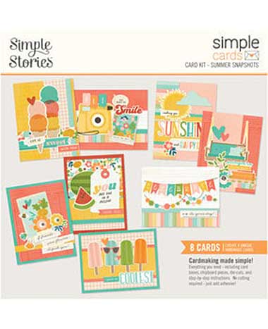 Simple Stories Summer Snapshots Simple Cards Kit (22032)