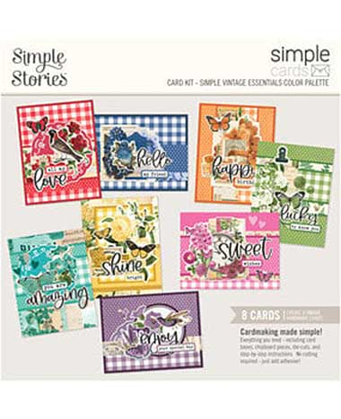Simple Stories Simple Vintage Essentials Color Palette Simple Cards Kit (22247)