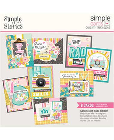 Simple Stories True Colors Simple Cards Kit (21831)