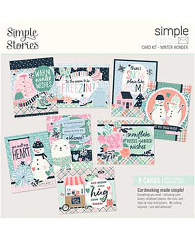 Simple Stories Winter Wonder Simple Cards Kit (21231)