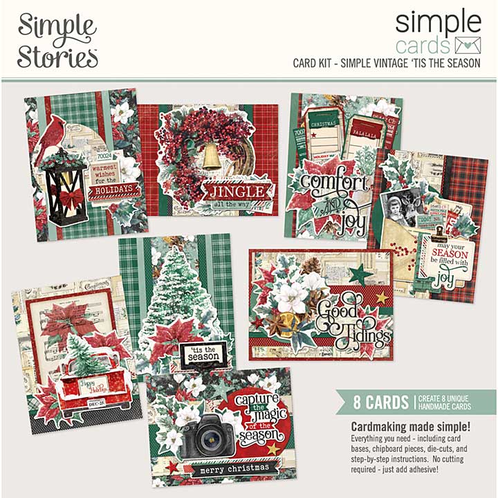 Simple Stories Simple Vintage \'Tis The Season Simple Cards Kit (20736)