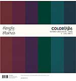 Simple Stories Color Vibe Textured Cardstock Kit Darks (13464)
