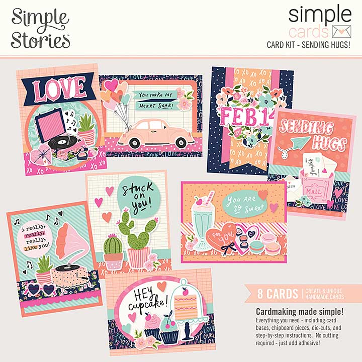 Simple Stories Simple Cards Kit Sending Hugs! (16926)
