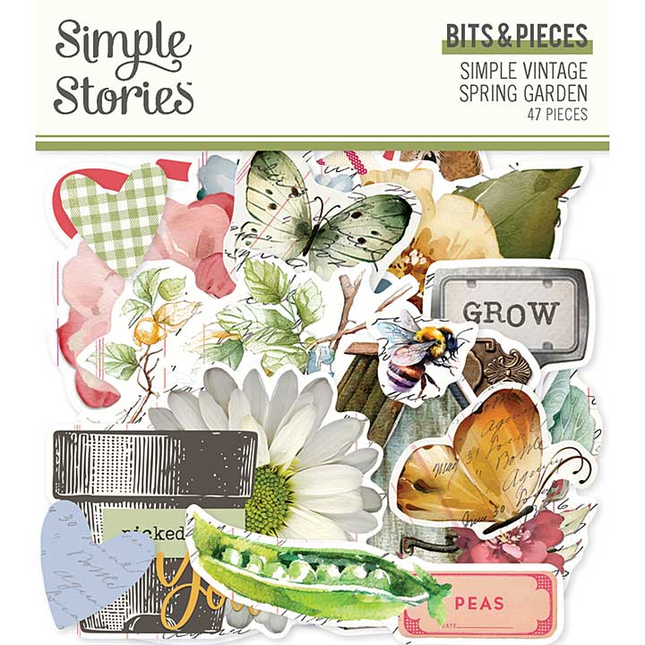 SO: Simple Stories Simple Vintage Spring Garden Bits and Pieces (21725)
