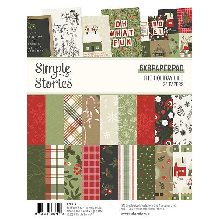 Simple Stories The Holiday Life 6x8 Inch Pad