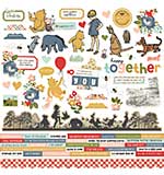 Simple Stories Say Cheese Classic Pooh Cardstock Stickers