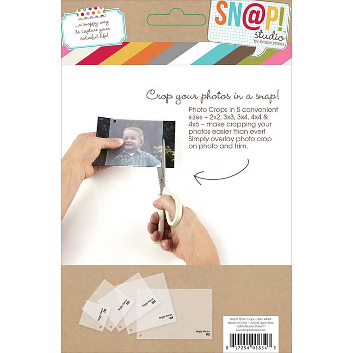 Simple Stories Snap! Photo Crops - Square and Rectangle