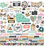 Simple Stories Take Note Cardstock Stickers 12x12