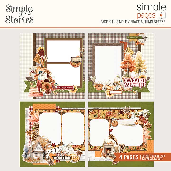 Simple Stories Simple Vintage Autumn Breeze Simple Pages Kit
