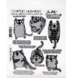 SO: Tim Holtz Cling Stamps - Snarky Cat