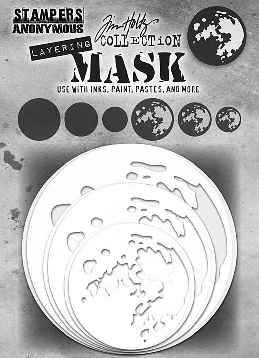 SO: Tim Holtz Layering Mask Set - Moon (6PK)