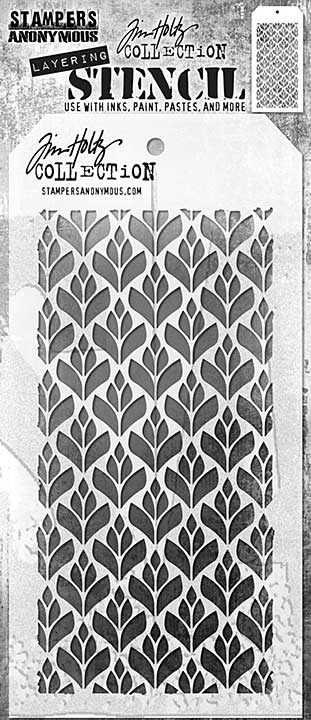 Stampers Anonymous Deco Floral Tim Holtz Layering Stencil (THS182)