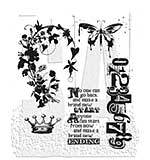 Stampers Anonymous Fairytale Frenzy Tim Holtz Cling Stamps