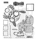 Stampers Anonymous Funny Bunny Dylusions Cling Stamps
