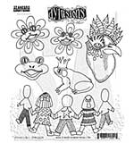 Stampers Anonymous Stevie Baby Dylusions Cling Stamps