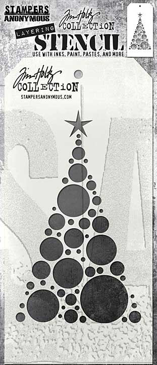 Stampers Anonymous Modern Tree Tim Holtz Layering Stencil (THS187)