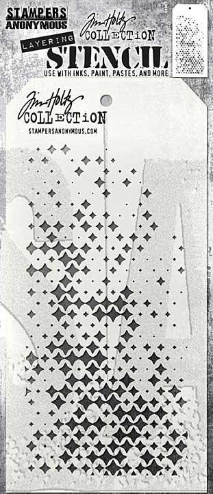 Stampers Anonymous Sparkle Fade Tim Holtz Layering Stencil (THS188)