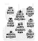 Stampers Anonymous Holiday Whatnots Tim Holtz Cling Stamps (CMS496)