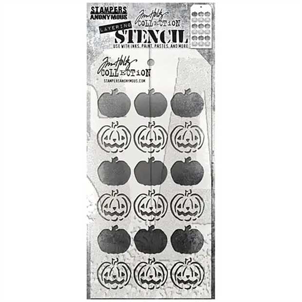 Stampers Anonymous Jacks Tim Holtz Layering Stencil