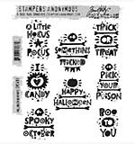 Stampers Anonymous Halloween Whatnots Tim Holtz Cling Stamps