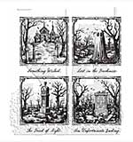 Stampers Anonymous Framed Frights Tim Holtz Cling Stamps