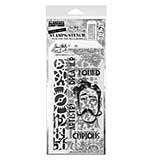 Stampers Anonymous Mixed Media #37 Tim Holtz Stamps + Stencil
