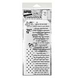 Stampers Anonymous Mixed Media #13 Tim Holtz Stamps + Stencil