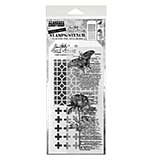 Stampers Anonymous Mixed Media #60 Tim Holtz Stamps + Stencil