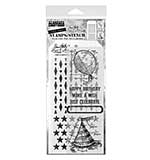 Stampers Anonymous Mixed Media #43 Tim Holtz Stamps + Stencil