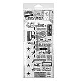 Stampers Anonymous Mixed Media #41 Tim Holtz Stamps + Stencil