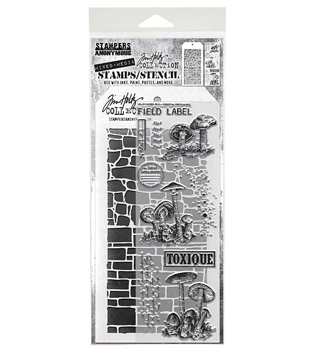 SO: Stampers Anonymous Mixed Media #12 Tim Holtz Stamps + Stencil