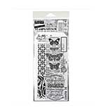Stampers Anonymous Mixed Media #44 Tim Holtz Stamps + Stencil