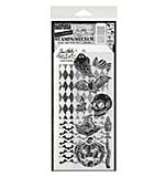 Stampers Anonymous Carved Frights Tim Holtz Stamps + Stencil