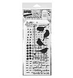 Stampers Anonymous Shilhoutte Birds Tim Holtz StampsStencil