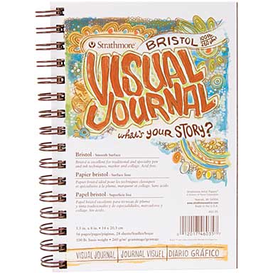 SO: Strathmore Visual Journal Bristol Smooth (5.5x8, 28 Sheets)
