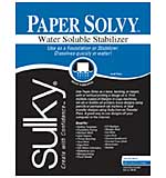 Paper Solvy Water-Soluble Stabilizer - 8.5x11 (12 pack)