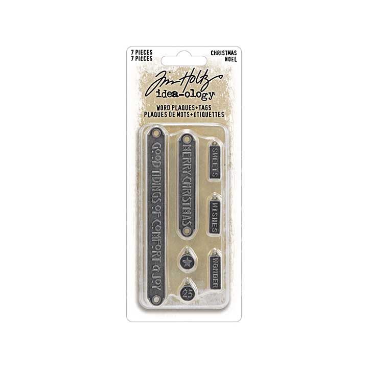 Idea-ology Tim Holtz Word Plaques + Tags (TH94405)