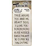 SO: Tim Holtz Layered Stencil 4.125x8.5 - Valentine