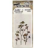 SO: Tim Holtz Layered Stencil 4.125x8.5 - Wildflower