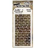 SO: Tim Holtz Layered Stencil 4.125x8.5 - Bricked