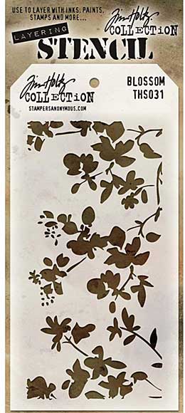 SO: Tim Holtz Layered Stencil 4.125x8.5 - Blossom