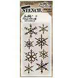 SO: Tim Holtz Layered Stencil 4.125x8.5 - Snowflakes