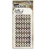 PRE: Tim Holtz Layered Stencil 4.125x8.5 - Argyle