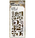 PRE: Tim Holtz Layered Stencil 4.125x8.5 - Numberic