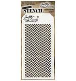 PRE: Tim Holtz Layered Stencil 4.125x8.5 - Herringbone