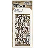 PRE: Tim Holtz Layered Stencil 4.125x8.5 - Countdown