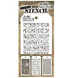 Tim Holtz Mini Layered Stencil Set 3pk - Set #17