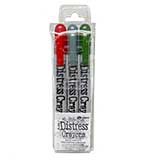 Tim Holtz Distress Pearlescent Crayons Holiday Set #1
