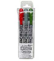 SO: Tim Holtz Distress Pearlescent Crayons Holiday Set #1